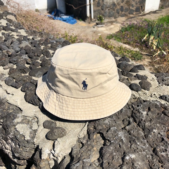 Polo ralph lauren bucket hat / Beige (ac001)