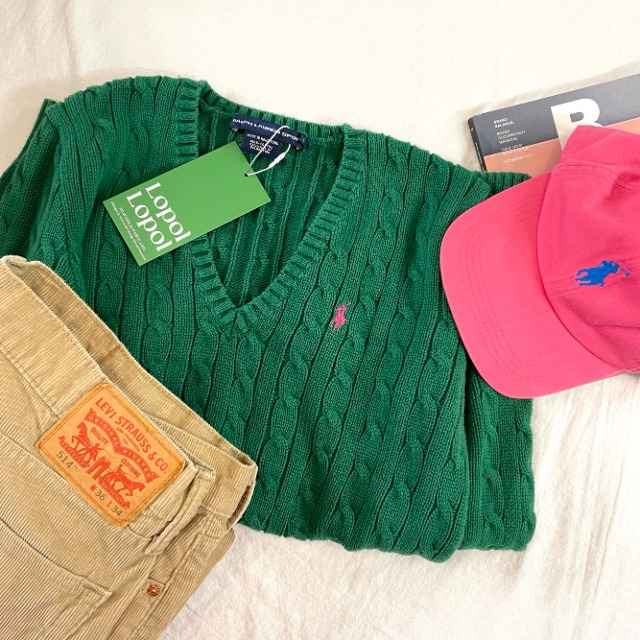 Polo ralph lauren cable knit (kn854)