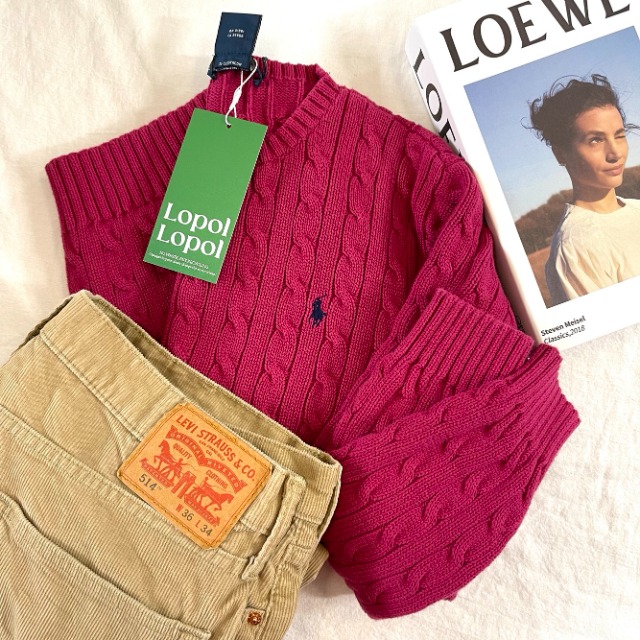 Polo ralph lauren cable knit (kn858)