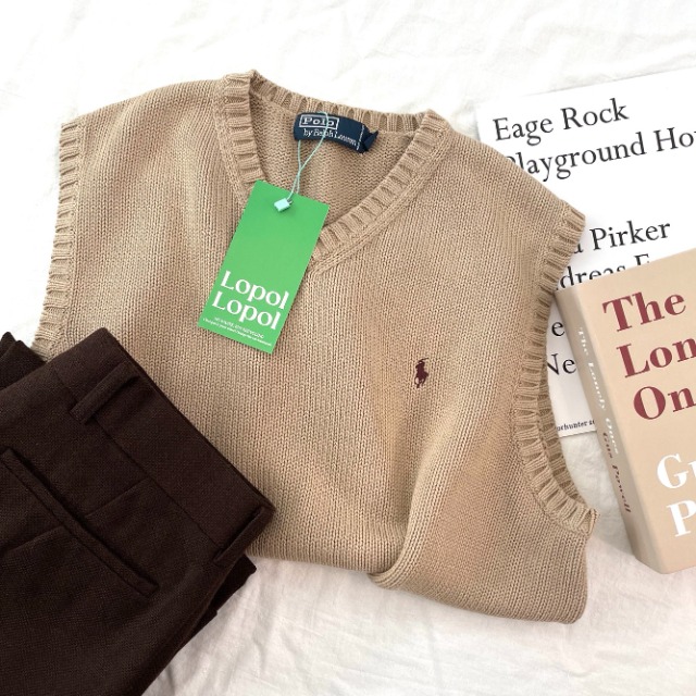 Polo ralph lauren knit vest (kn1256)