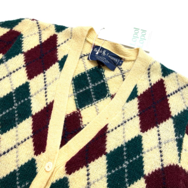 Polo ralph lauren wool knit cardigan (kn294)
