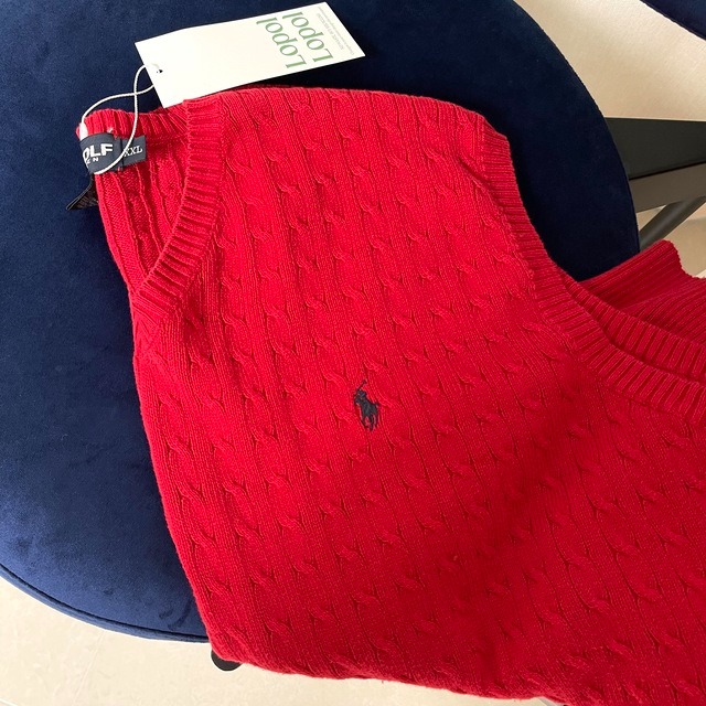 Polo ralph lauren knit vest (kn368)