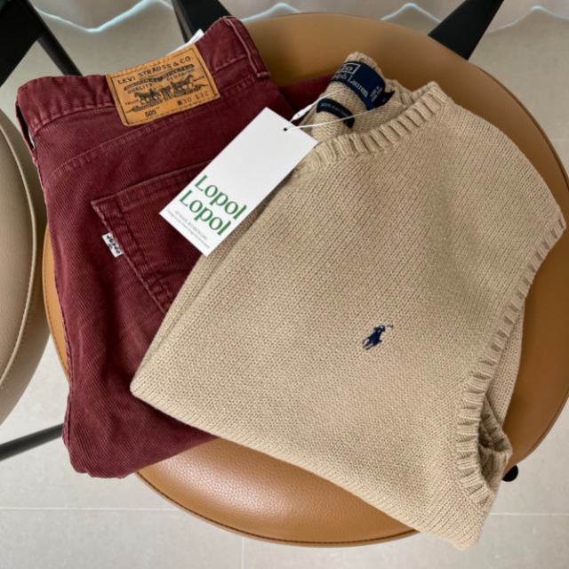 Polo ralph lauren knit vest (kn412)