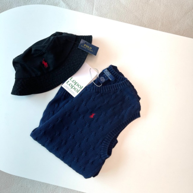 Polo ralph lauren Cable knit vest (kn513)