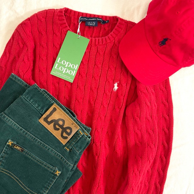 Polo ralph lauren cable knit (kn835)