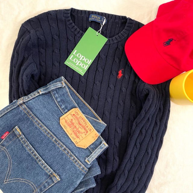 Polo ralph lauren cable knit (kn821)