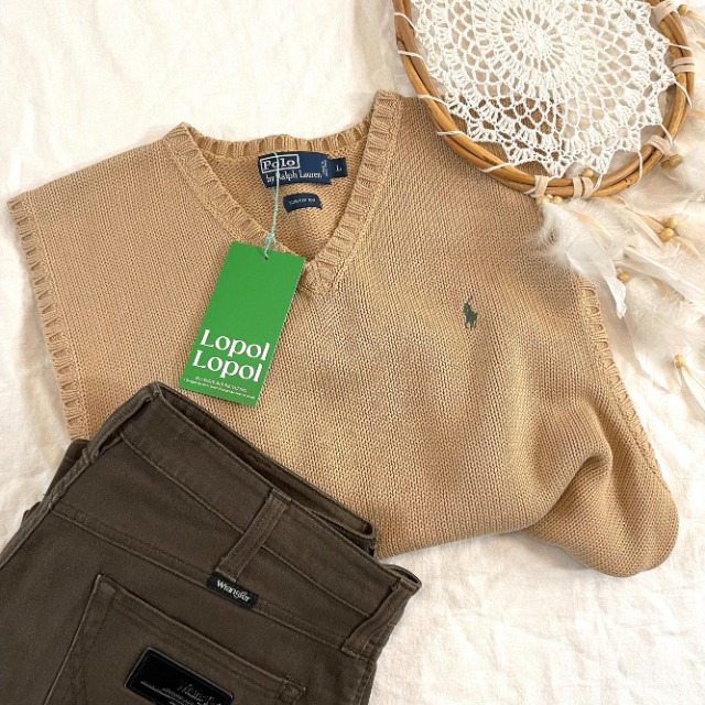 Polo ralph lauren knit vest (kn1341)