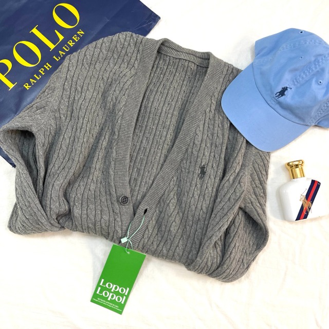 Polo ralph lauren cable knit cardigan (kn1535)