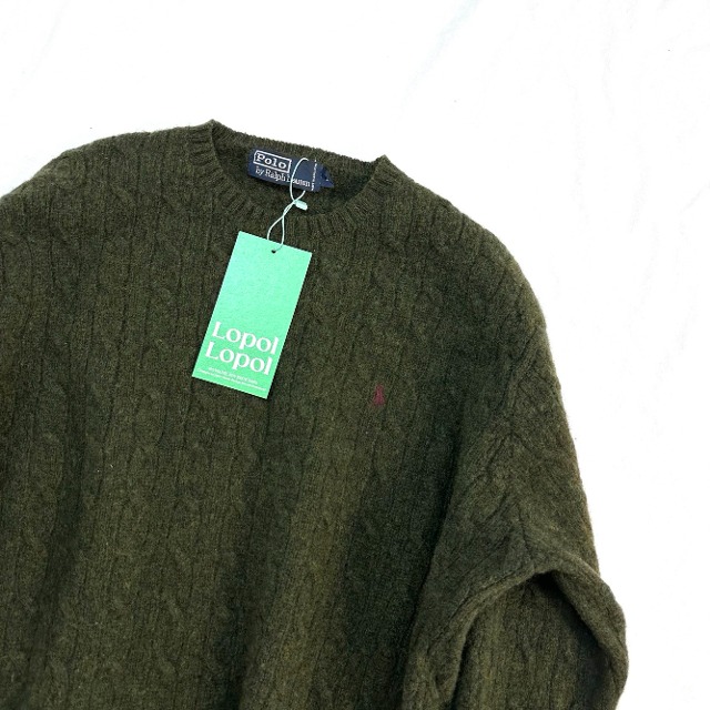 Polo ralph lauren wool cable knit (kn1616)