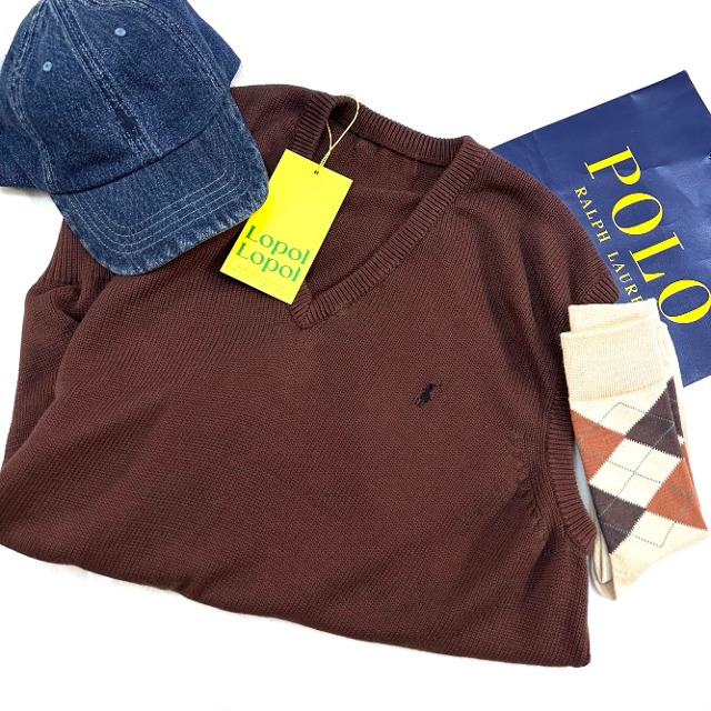 Polo ralph lauren knit vest (kn2132)