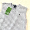 Polo ralph lauren cable knit vest (kn1129)